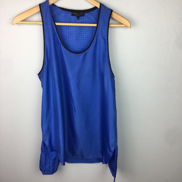 Rag & Bone Celeste silk dot tank - Picture 2 of 7